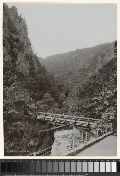 Brug over de rivier de Bode in het Bodedal