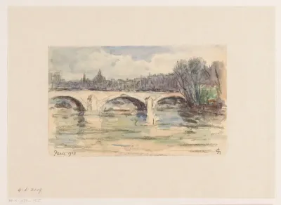 Brug over de Seine, Parijs