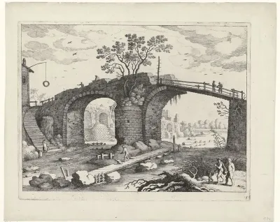 Brug over een rivier