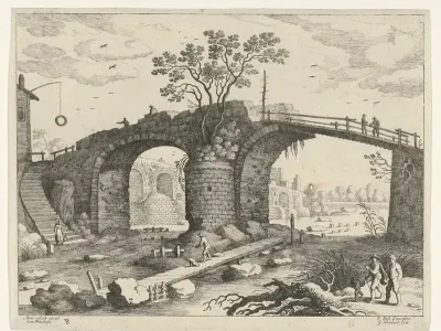Brug over een rivier