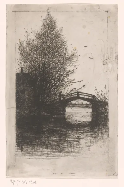 Brug over het water