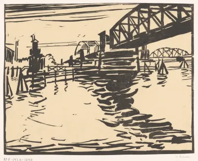 Bruggen over de Maas in Rotterdam