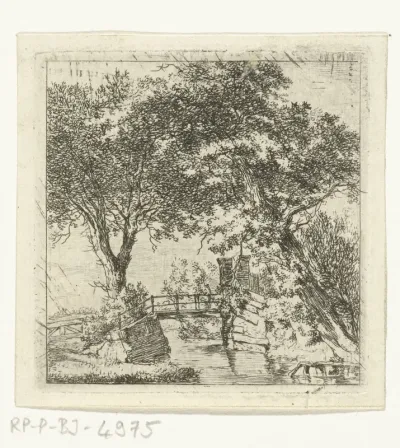 Bruggetje bij Sandenhoef, Overveen
