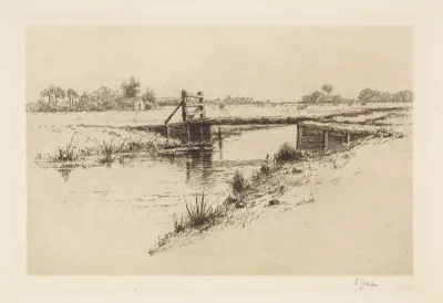 Bruggetje over een sloot