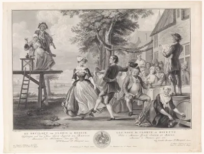 Bruiloft van Cloris en Roosje