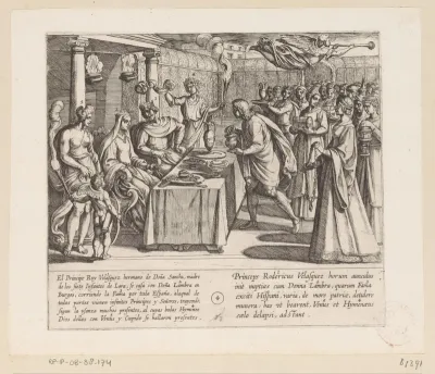 Bruiloft van prins Ruy Velasquez met doña Lambra