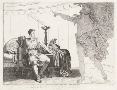 Brutus en de geest van Caesar