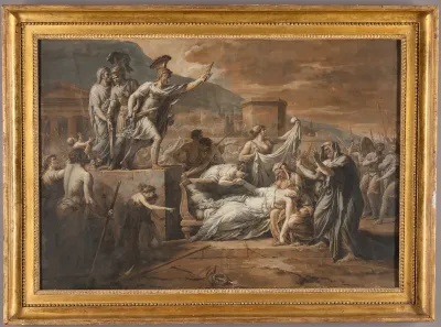 Brutus Exhorting the Romans after the Death of Lucretia