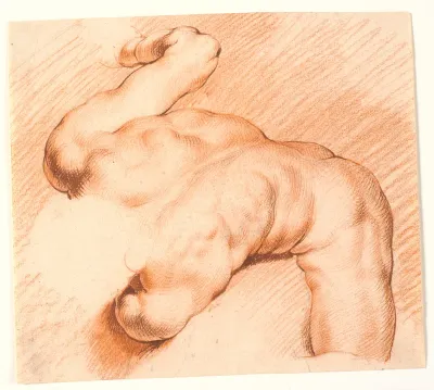 Brydere. Antik skulpturgruppe. Øverste figur