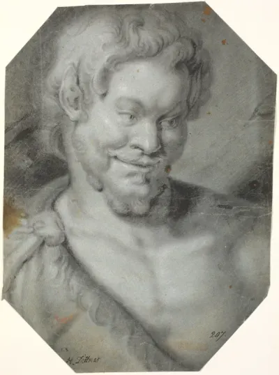 Brystbillede af en faun