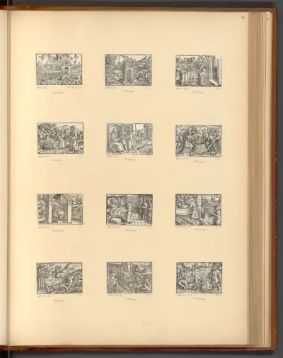 Buchillustration aus der Lyoner Bibelfolge
