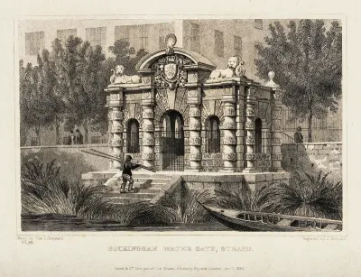 Buckingham water gate, the Strand