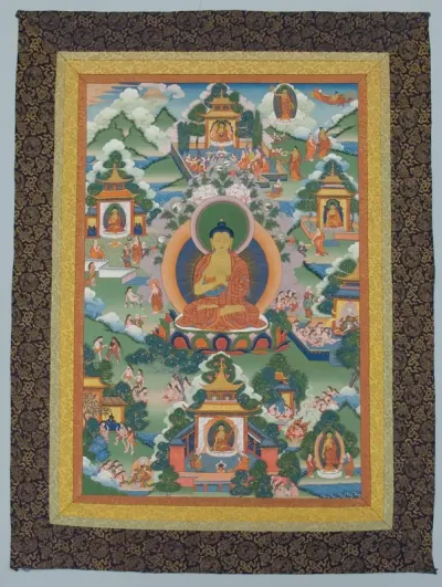Buddha Seated on a Lotus Pedestal