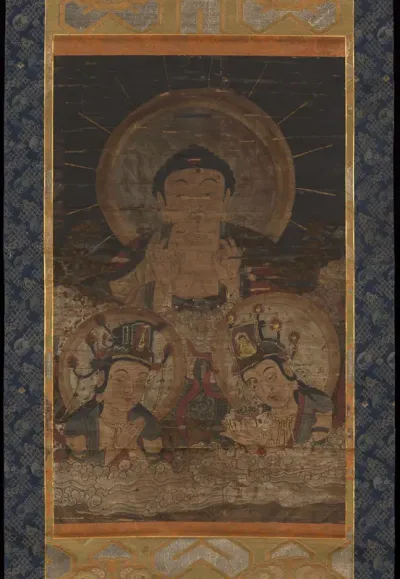 Buddha with Two Attendants