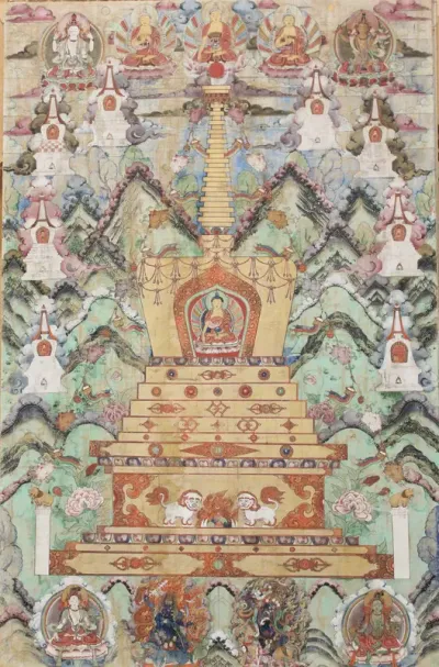 Buddha Within a Stupa