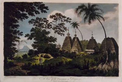 Buddhist pagodas at Deoghar, Bihar