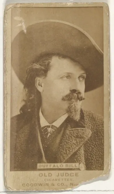 Buffalo Bill, from the Celebrities and Prizefighters series (N174) for Old Judge Cigarettes