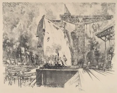 Building the Bismarck, Hamburg