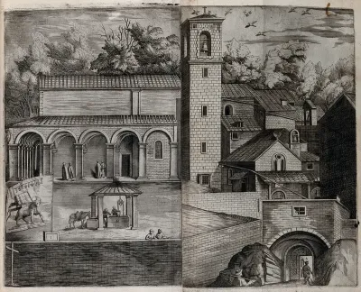 Buildings of the church and monastery of Mount Verna