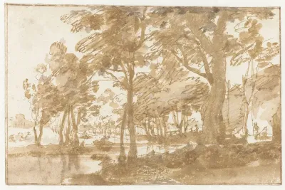 Buiten het Westeinde van Den Haag