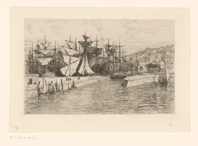 Buitenhaven en dokken in Honfleur