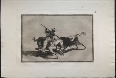 Bullfights: The Spirited Moor Gazul Is the First to Fight According to the Rules