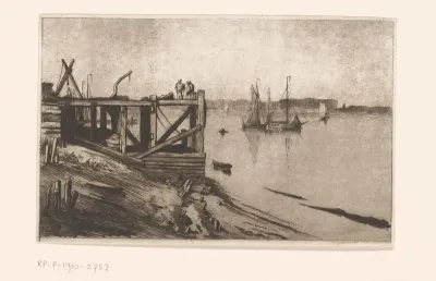 Burcht bij laag water