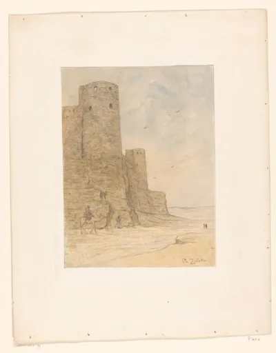 Burcht in de woestijn