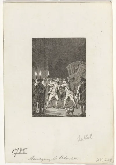 Burgemeester Loten aangevallen te Utrecht, 1785