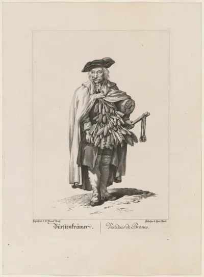 Bürstenkrämer/Vendeur de Brosses (Brush Seller)
