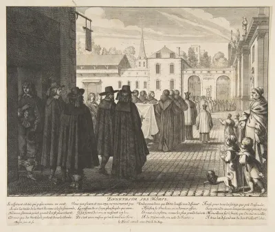 Burying the Dead (Enseveliir les morts), from "Acts of Mercy" (Les Oeuvres de Miséricorde)
