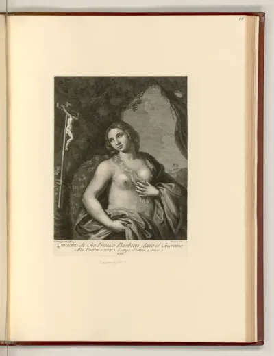 Büsende Magdalena in der Felshöle