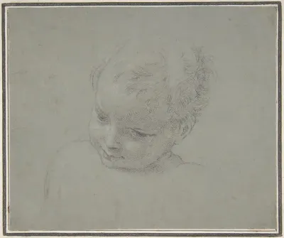 Bust-Length Study of a Child