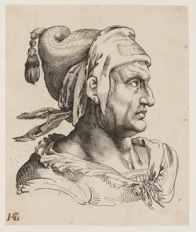 Bust of a Man in Profile