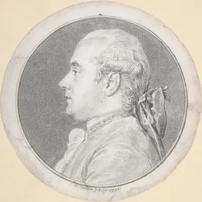 Bust of a Man, in Profile to Left