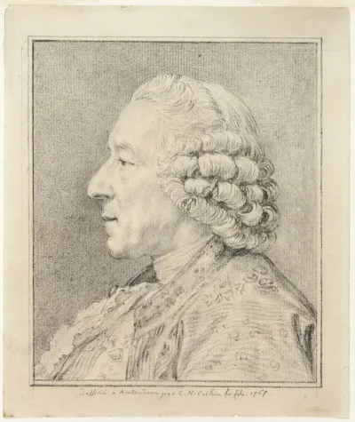 Bust of a Man in Profile to the Left