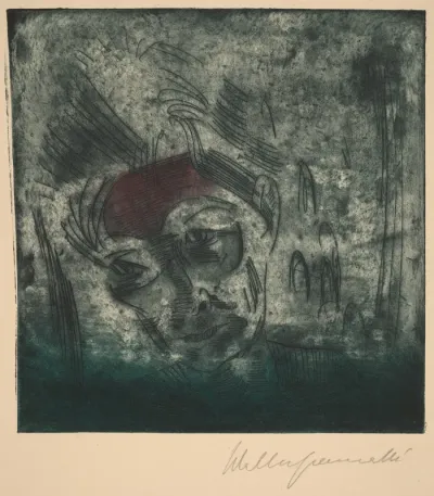 Bust of a Weary Man, Self-portrait (Ermüdender Kopf, Selbstporträt)