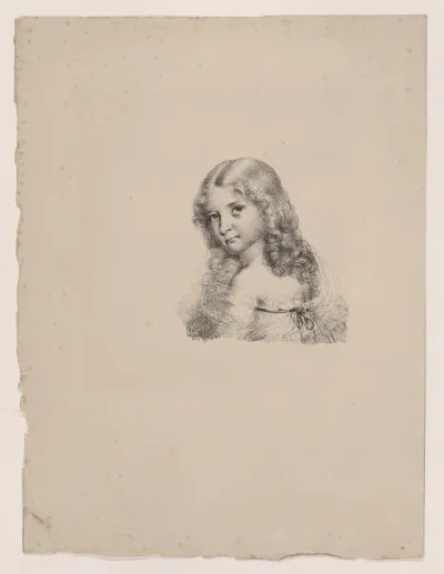 Bust of a young girl