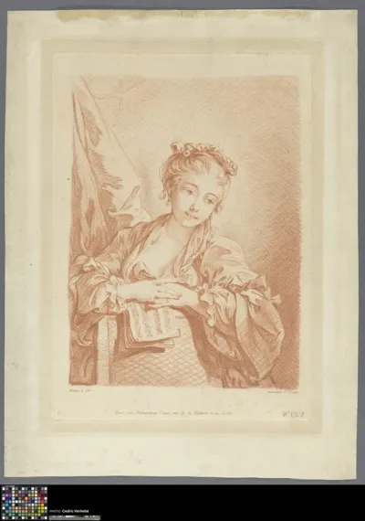 Bust of a young woman