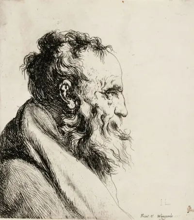 Bust of an Old Man, facing right