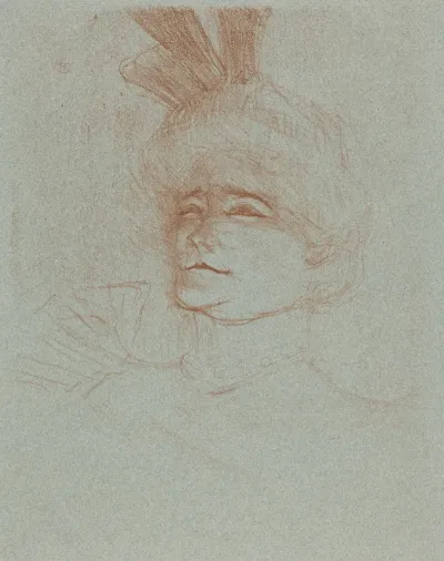 Bust of Mlle. Marcelle Lender, Turned Three Quarters (Mlle. Marcelle Lender en buste, de trois quartes)
