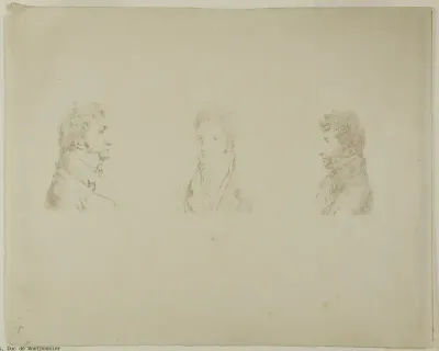 Bust Portraits of Three Brothers