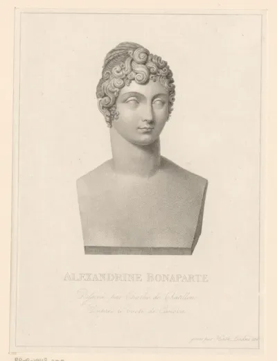 Buste van Alexandrine de Bleschamp