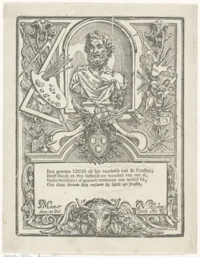 Buste van de heilige Lucas