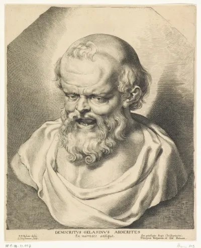 Buste van Democritus