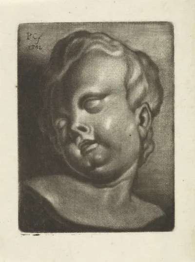 Buste van een putto