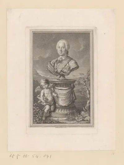 Buste van Heinrich von Brühl