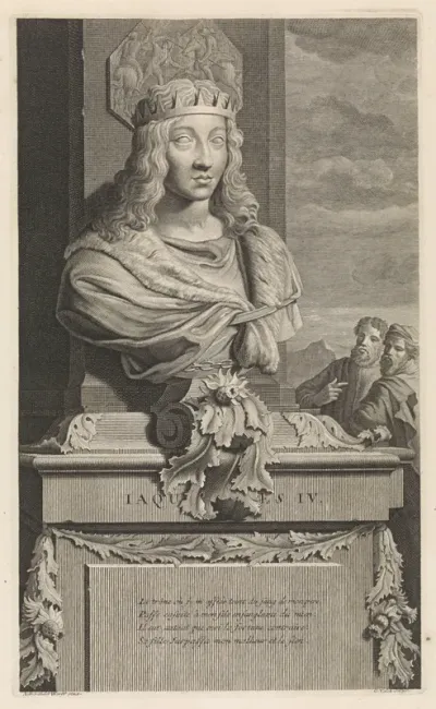Buste van Jacobus IV van Schotland