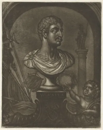 Buste van keizer Augustus