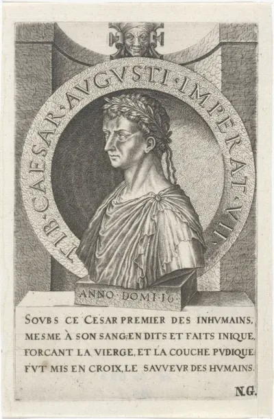 Buste van keizer Tiberius